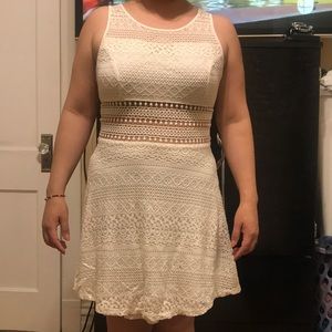 Cute laced white dress